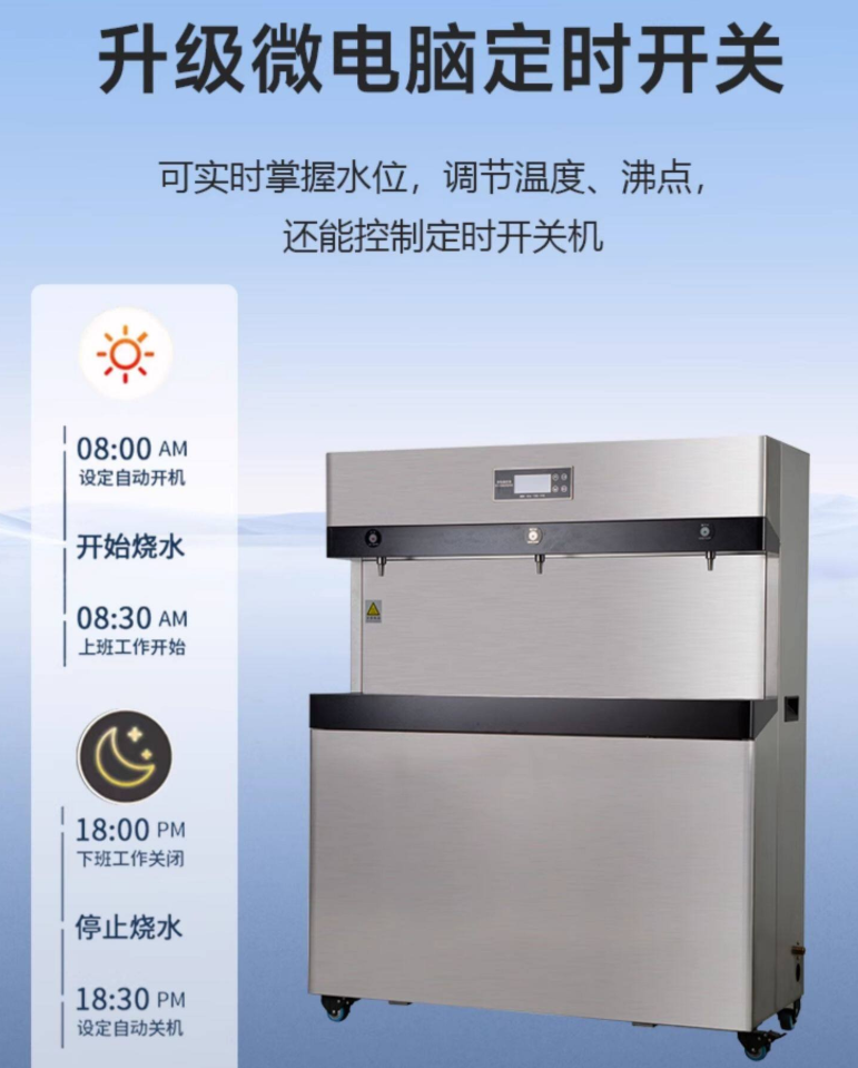 ESA商用直饮机大容量多龙头开水器学校办公室大型烧水机净水器(图1)